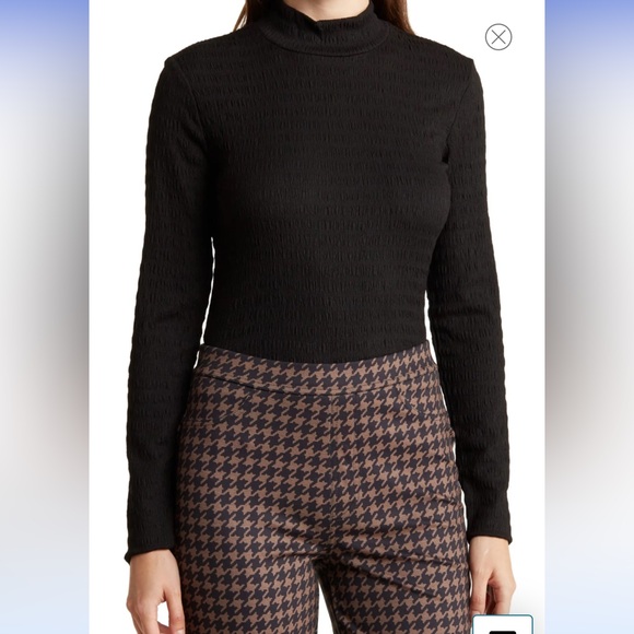 NWOT Sanctuary Mock Neck Long Sleeve Top - Picture 5 of 5